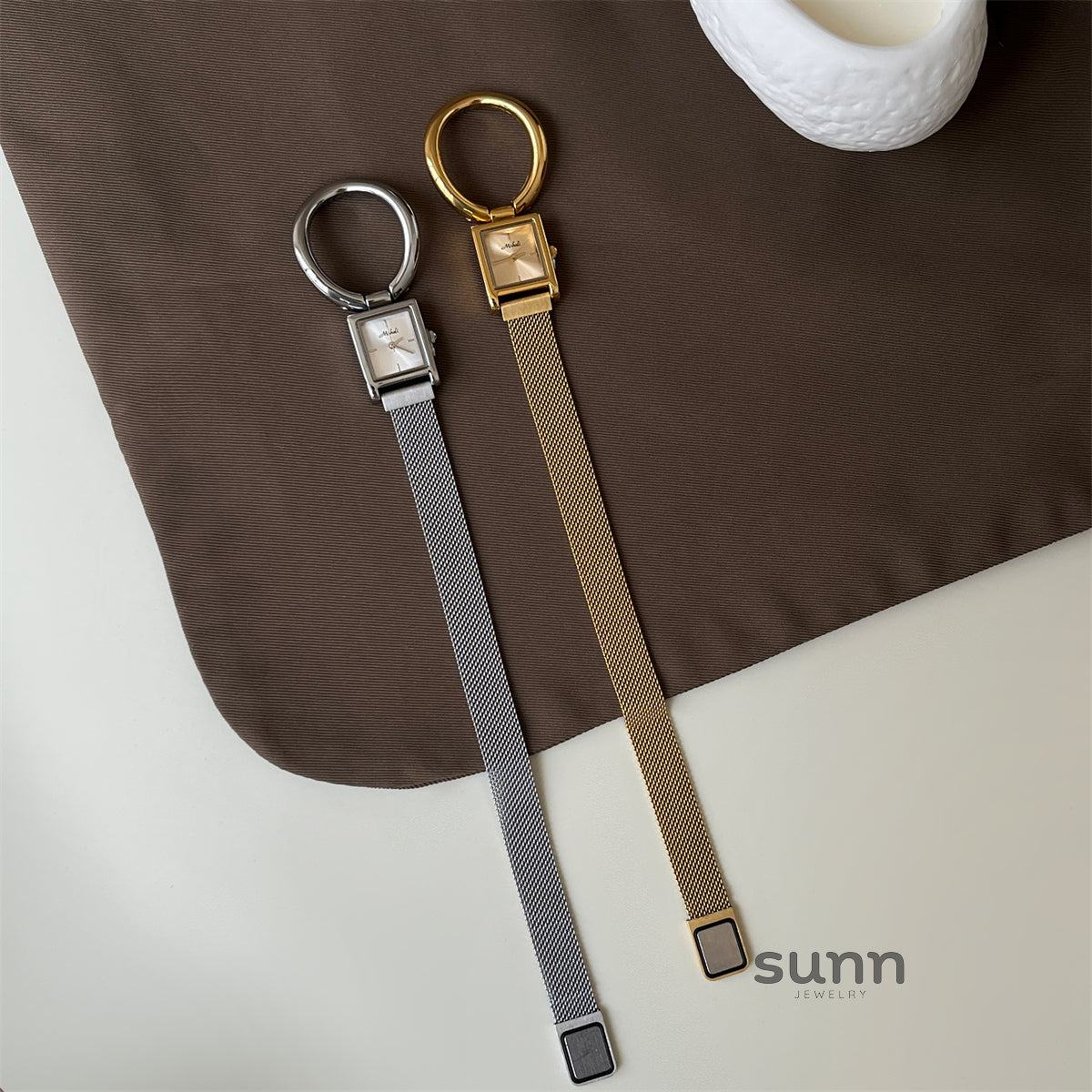 Nyasia Magnetic Mesh Watch [Q8R1KS9I]
