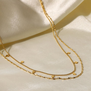 Oaklie Layered Geometric Necklace [VKKFWELW]