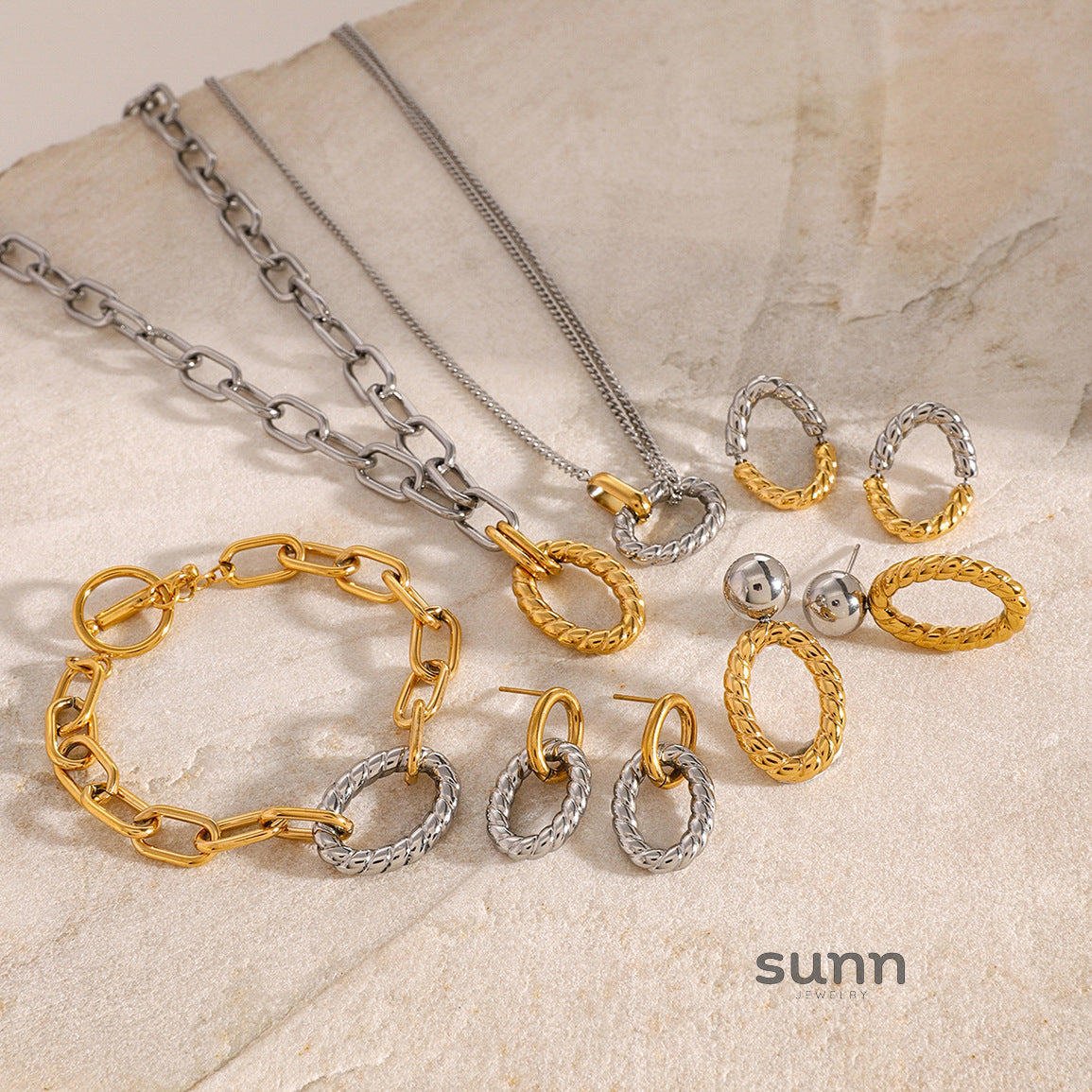 Oaklyn Twisted Geometric Jewelry [6SLXRBCI]