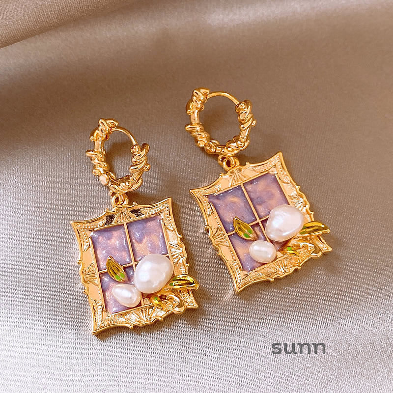 October Gold Oil Painting Huggies [DI4J3I99]