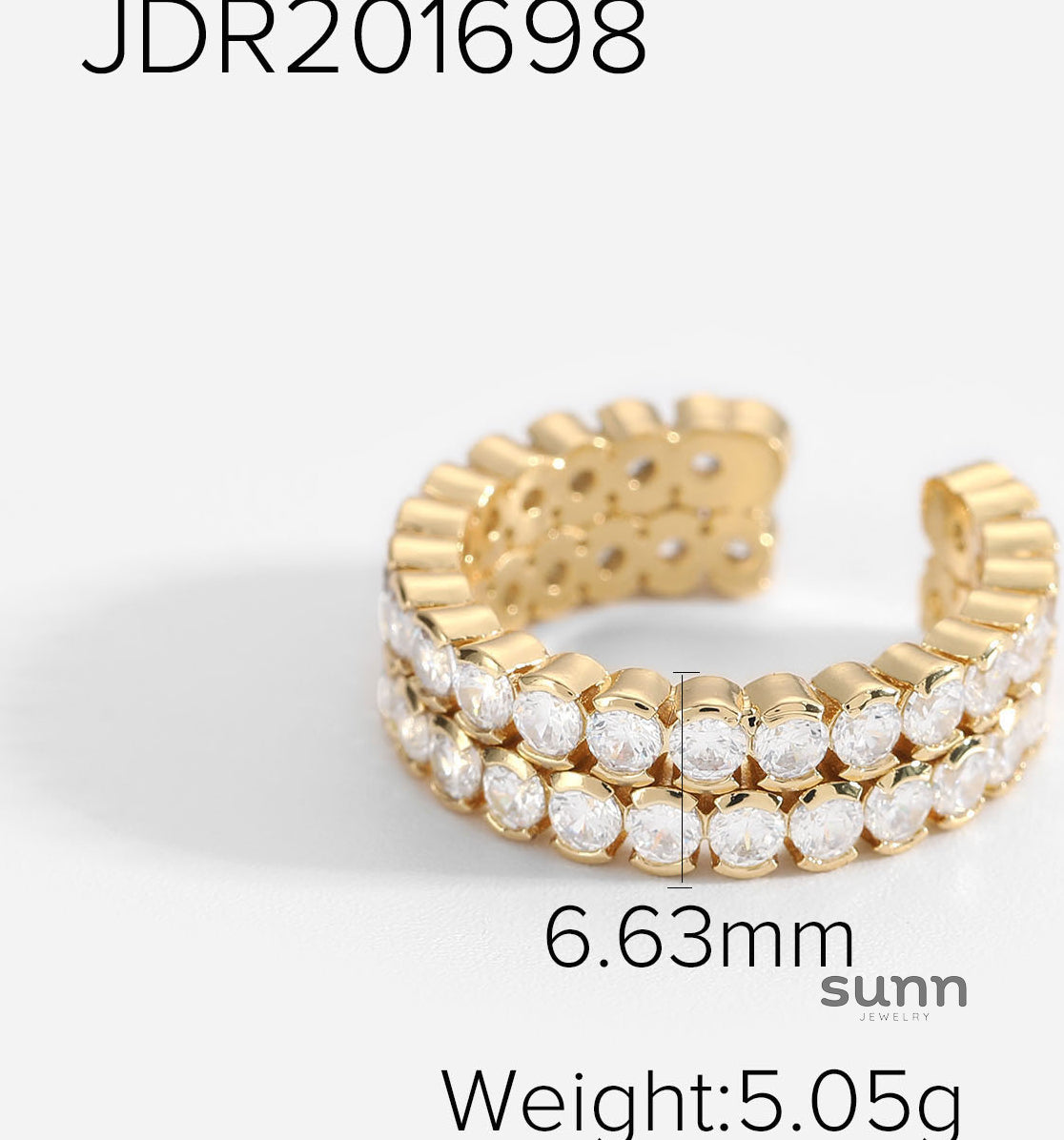 Odalys Dazzling Zircon Ring [X25TMMKE]