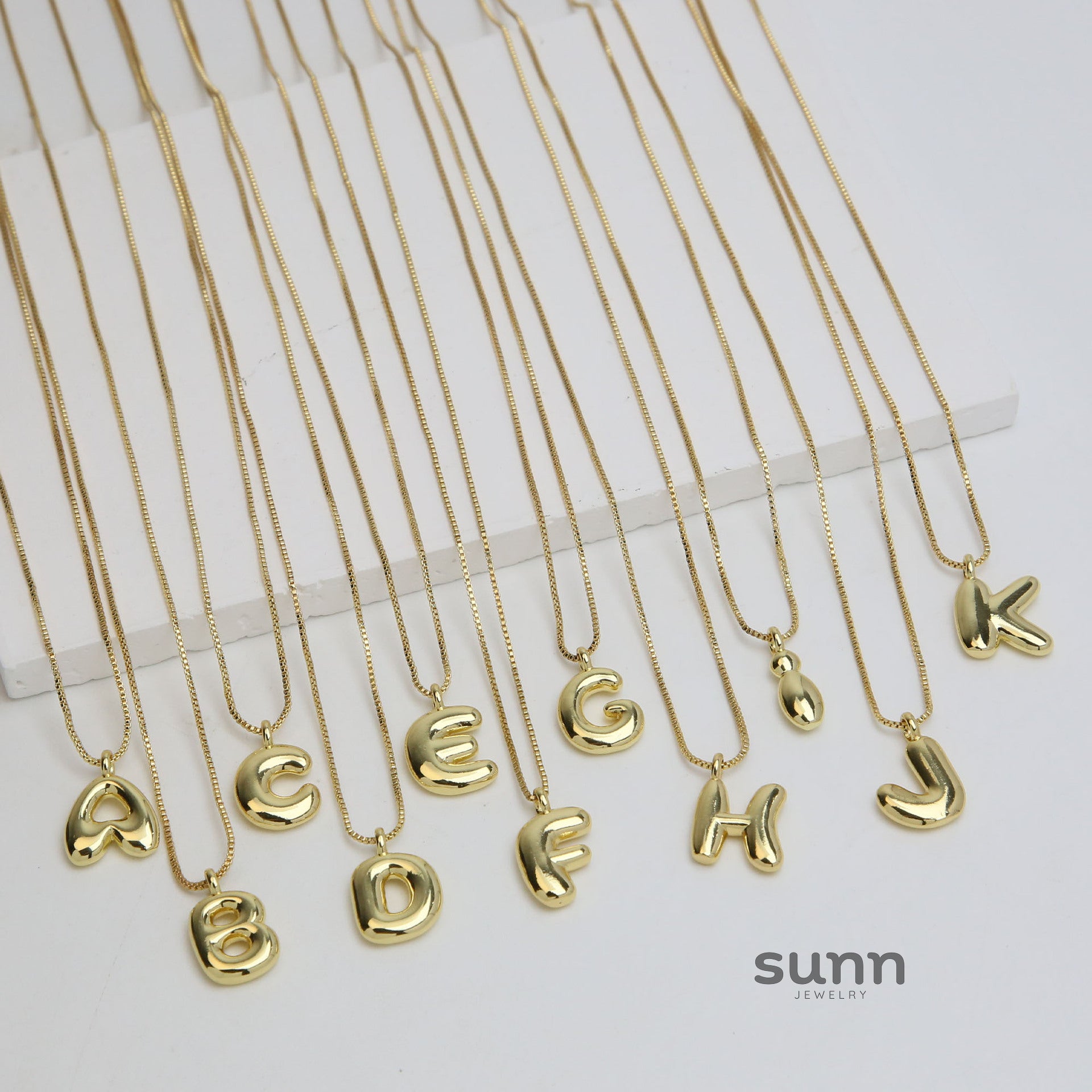 Odalys Gold Initial Pendant [TDCLGS14]