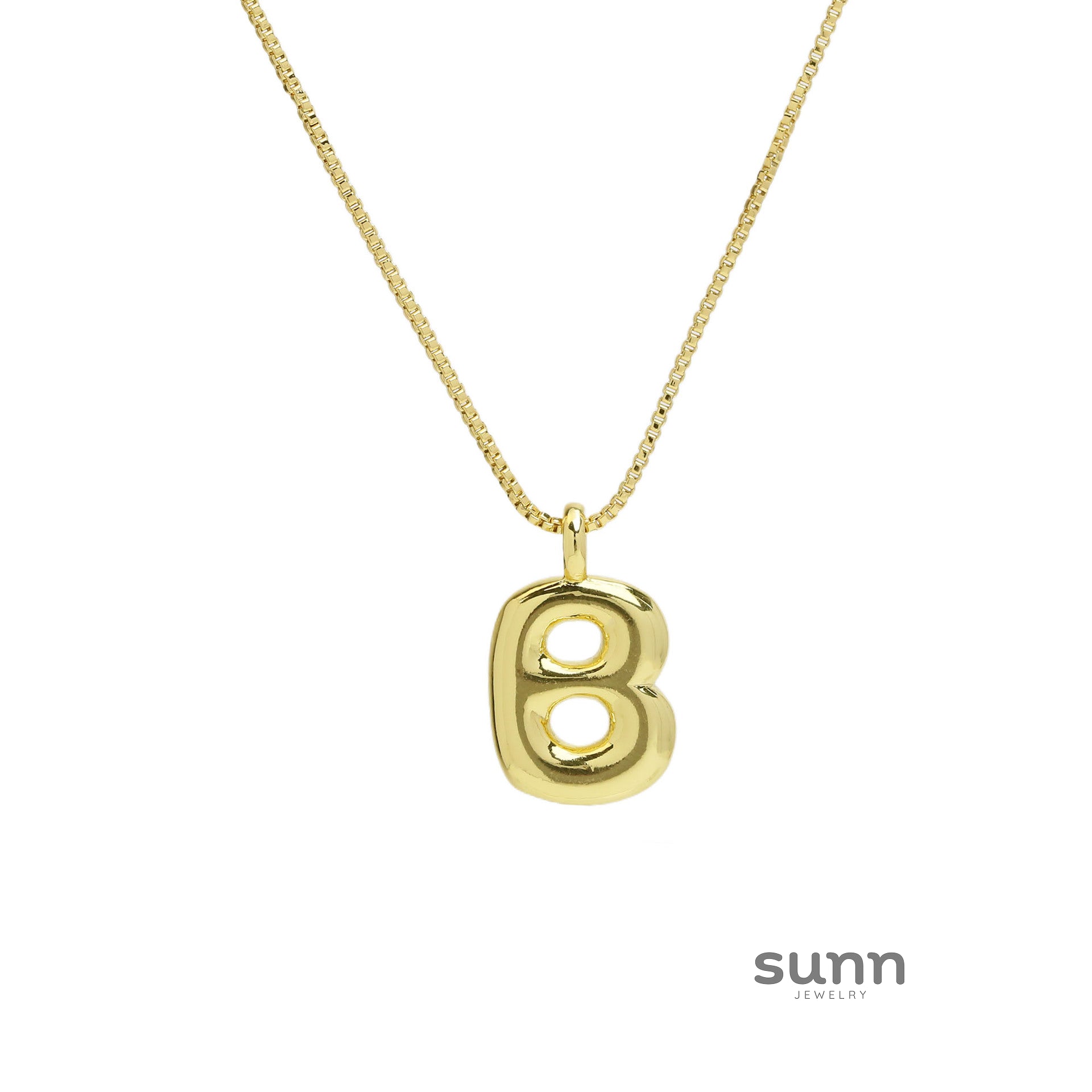 Odalys Gold Initial Pendant [E3MUIS6I]