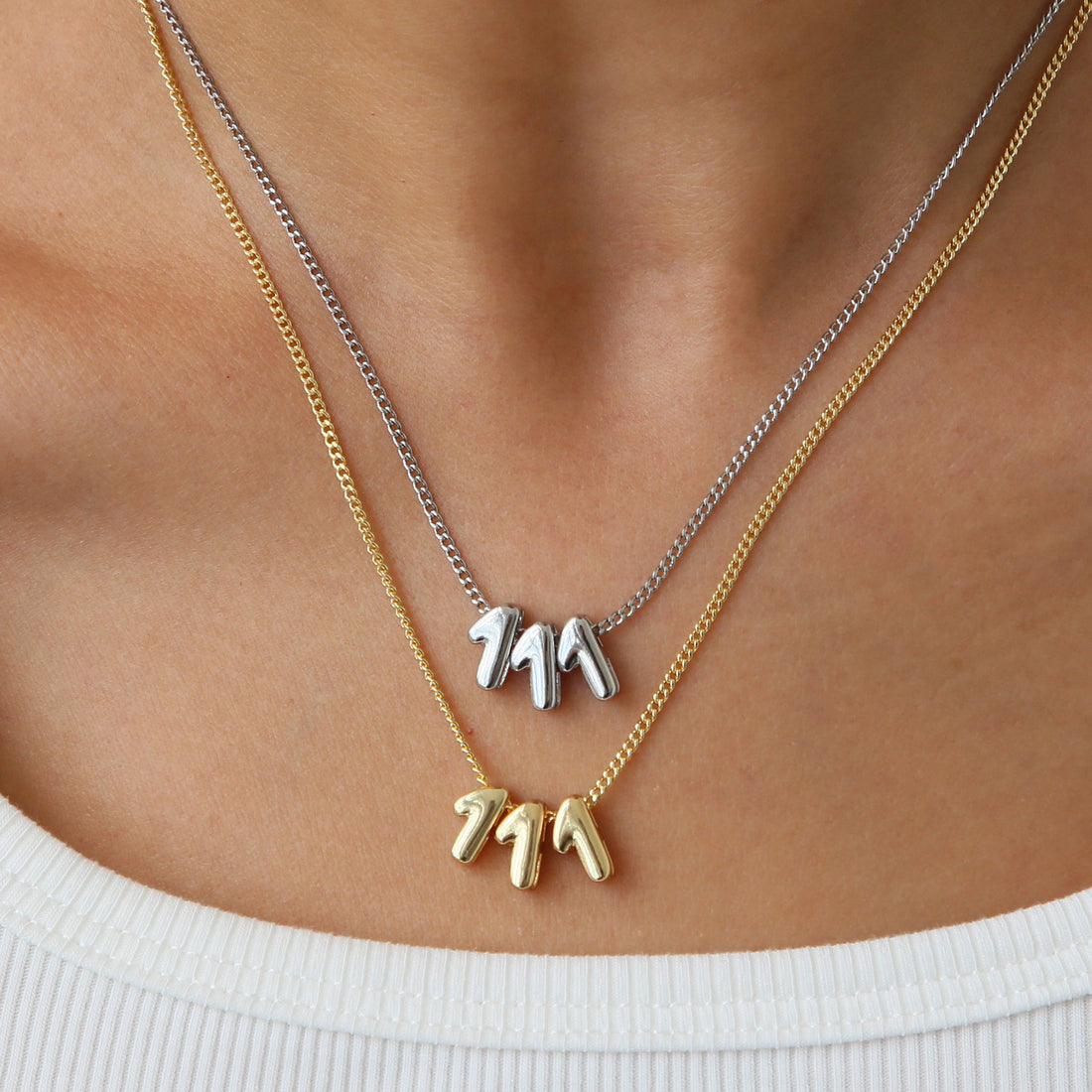 Odette Angel Number Pendant Necklace [4GDTUSOT]