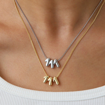 Odette Angel Number Pendant Necklace [4GDTUSOT]
