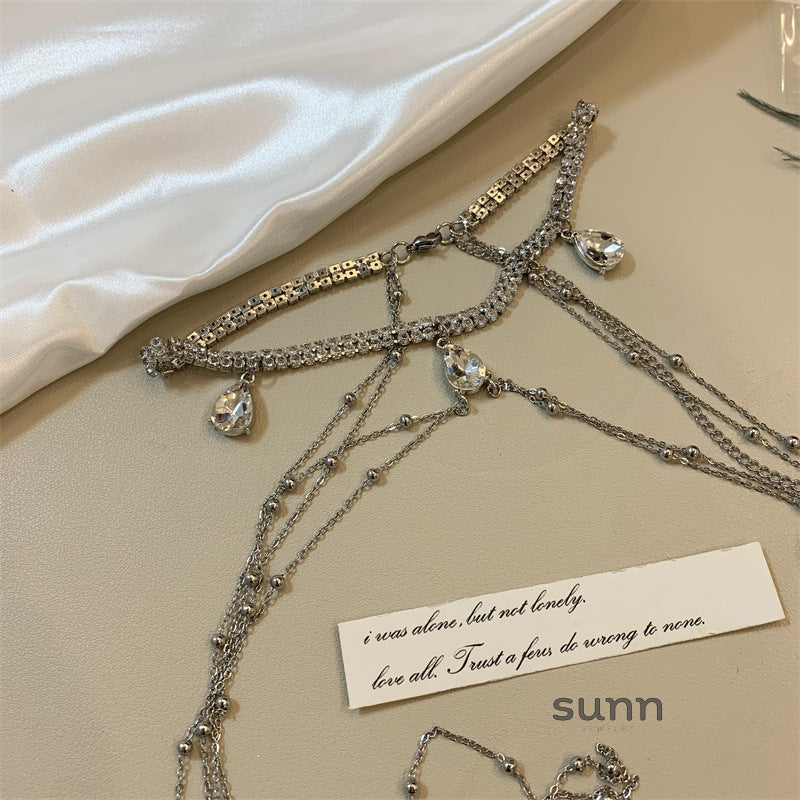 Ofelia Rhinestone Body Chain