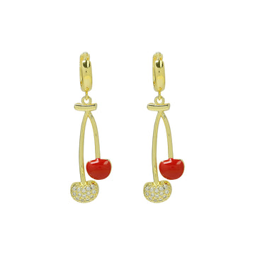 Olivia Strawberry Drop Earrings [3YX9YG6E]