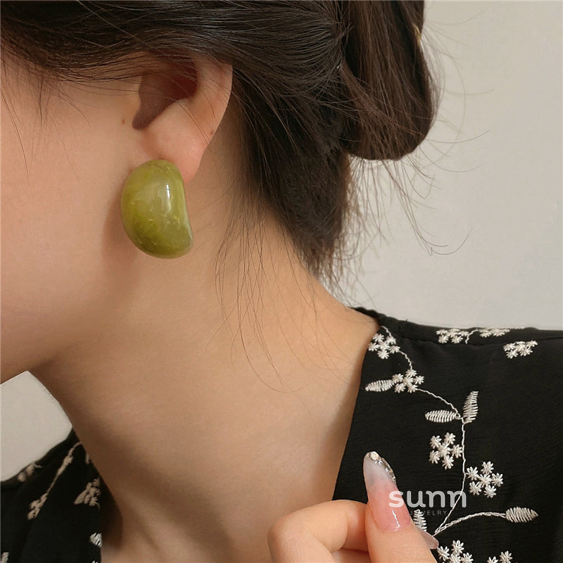 Ollie Fluid Acrylic Earrings [VU0ITNAK]