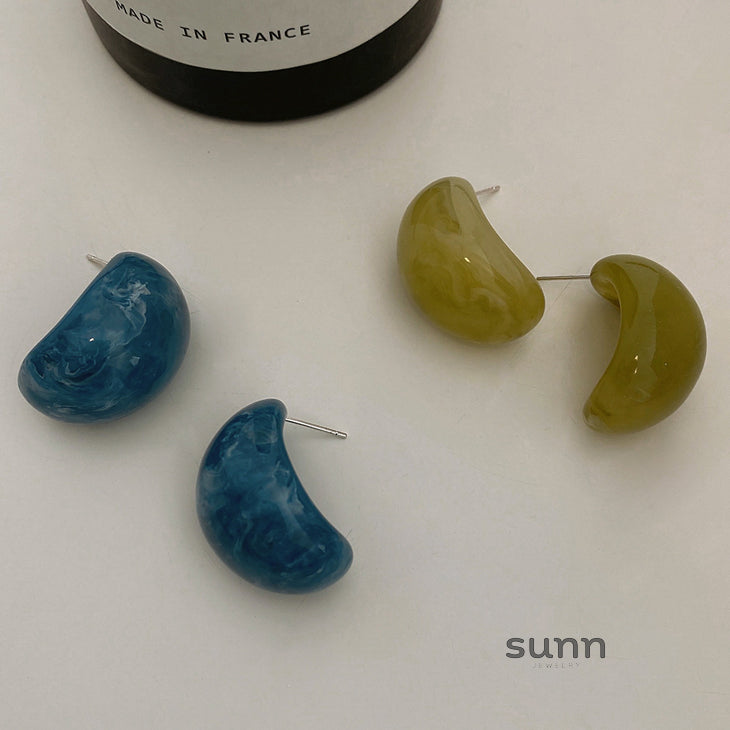 Ollie Fluid Acrylic Earrings [Q27OUAZK]