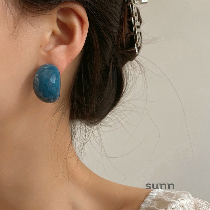 Ollie Fluid Acrylic Earrings [W30PWPBQ]