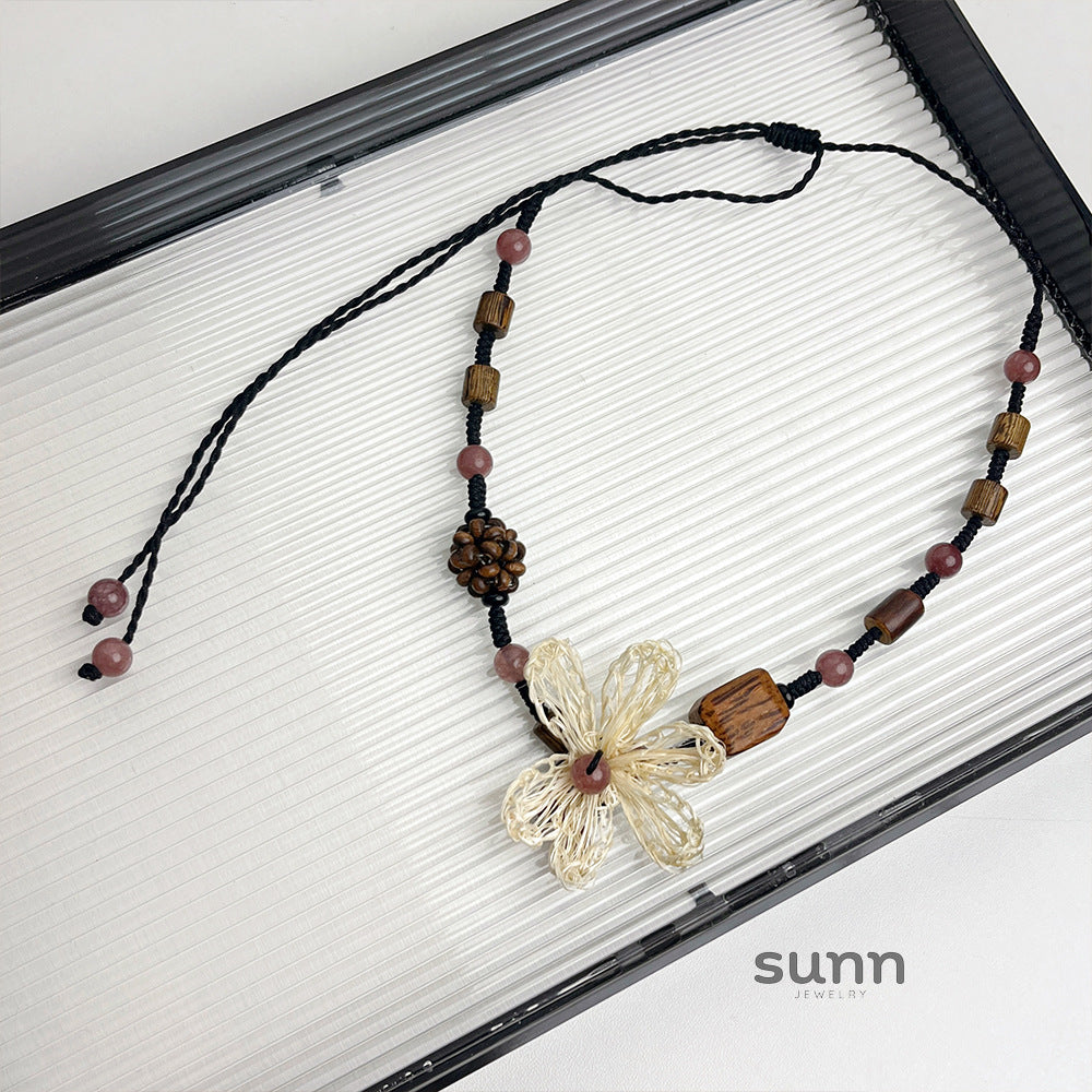 Oluwadarasimi Braided Floral Necklace [DRSQ5Q76]