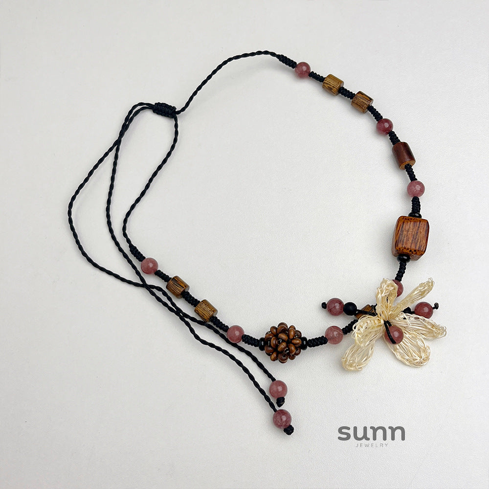 Oluwadarasimi Braided Floral Necklace [E6KJGOK6]