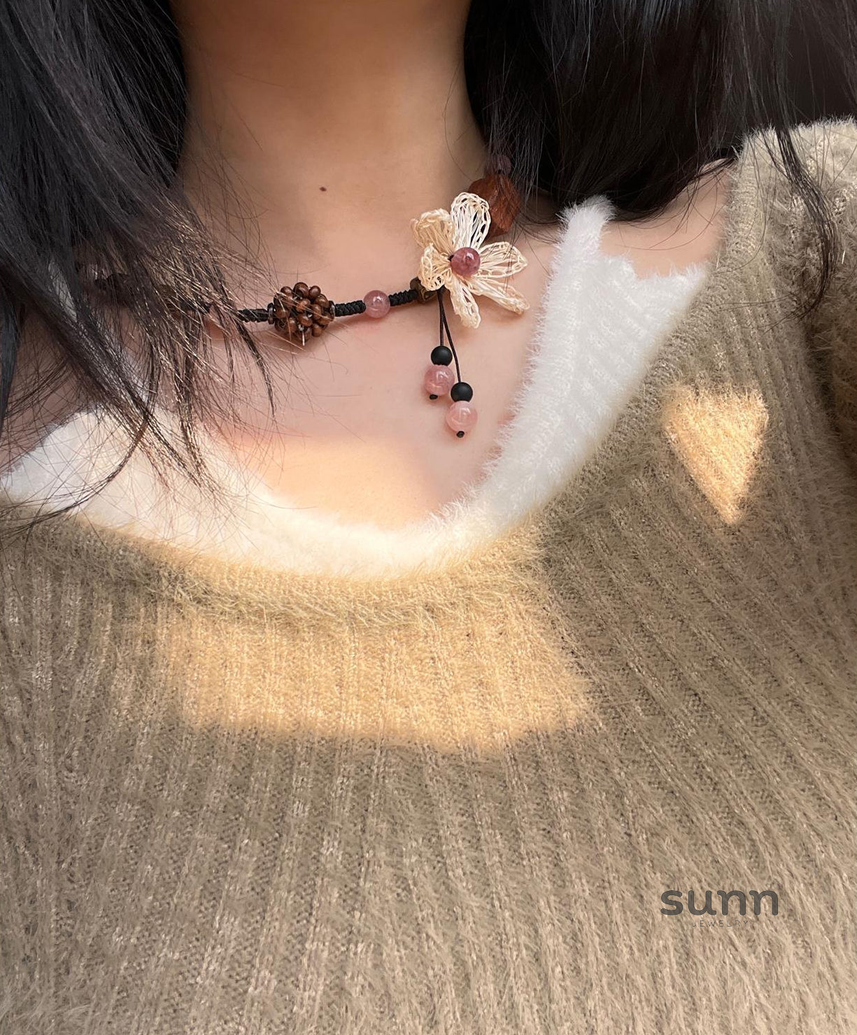 Oluwadarasimi Braided Floral Necklace [8K4YB4YM]