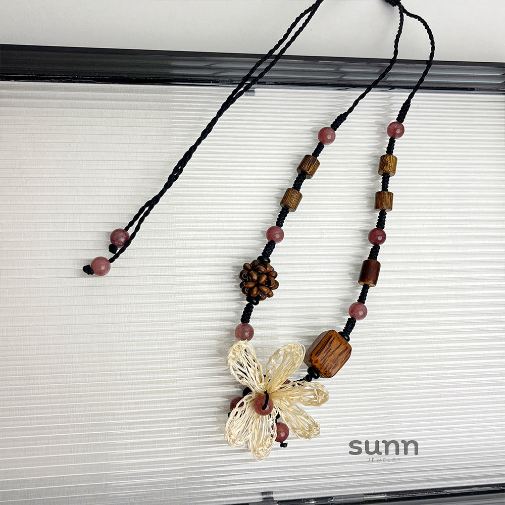 Oluwadarasimi Braided Floral Necklace [J2SHMNVV]