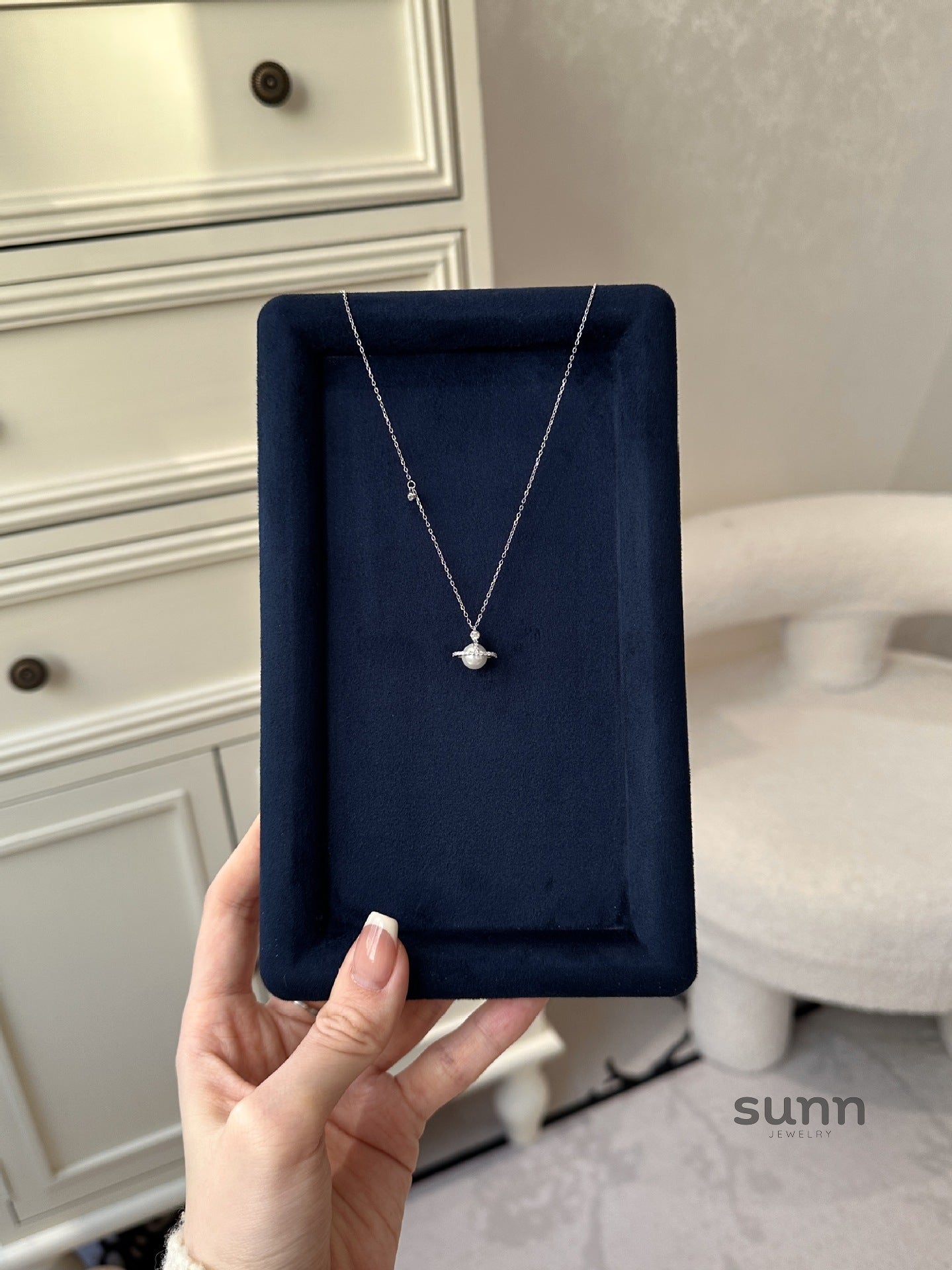 Oluwadarasimi Celestial Pearl Necklace [P9704L19]