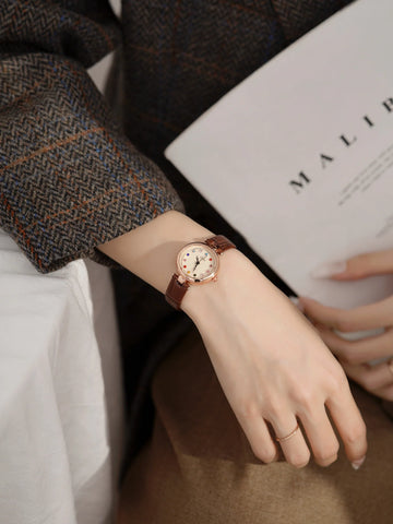 Olyvia Retro Leather Watch