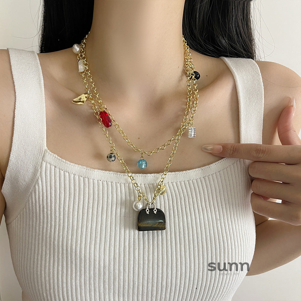 Onyx Multi-Wear Tiger Eye Necklace [ZJZWKWAP]