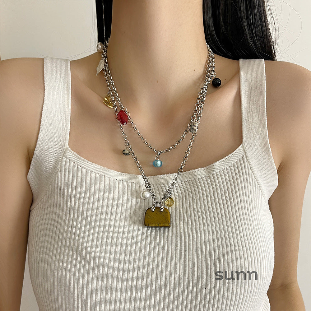 Onyx Multi-Wear Tiger Eye Necklace [OTJ0QKJO]