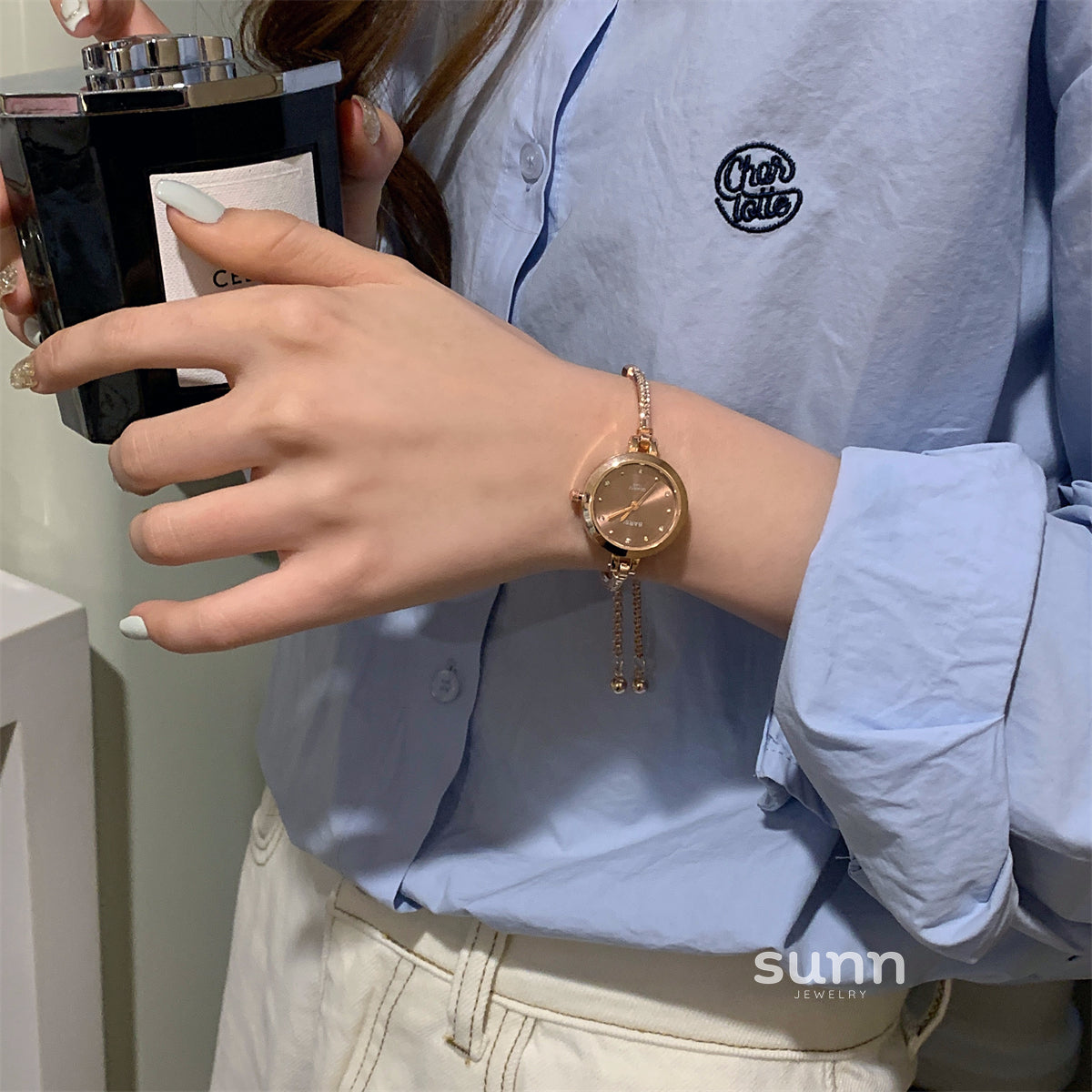 Ophelia Chain Bracelet Watch [JPOQGOK2]