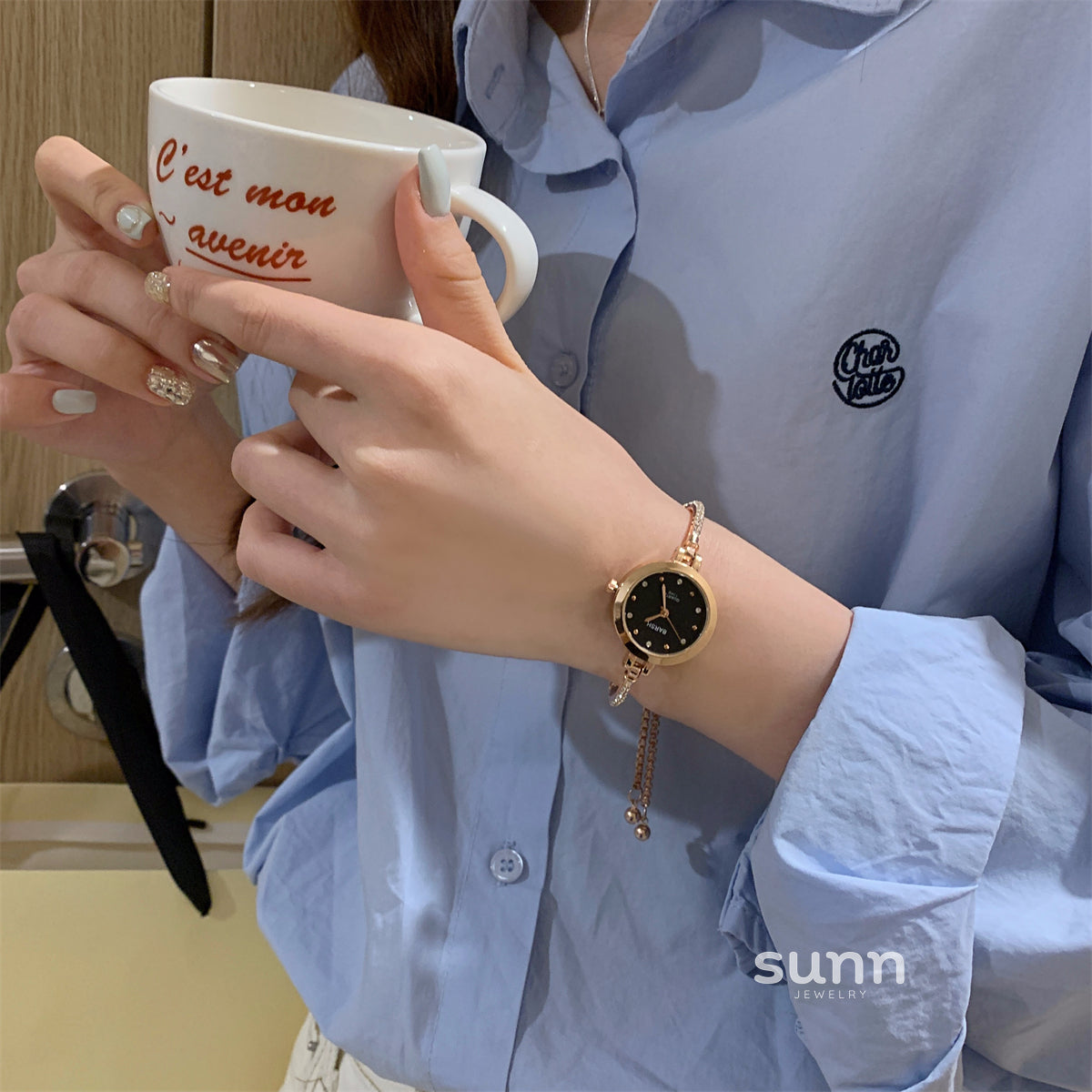 Ophelia Chain Bracelet Watch [BMXA6WVX]