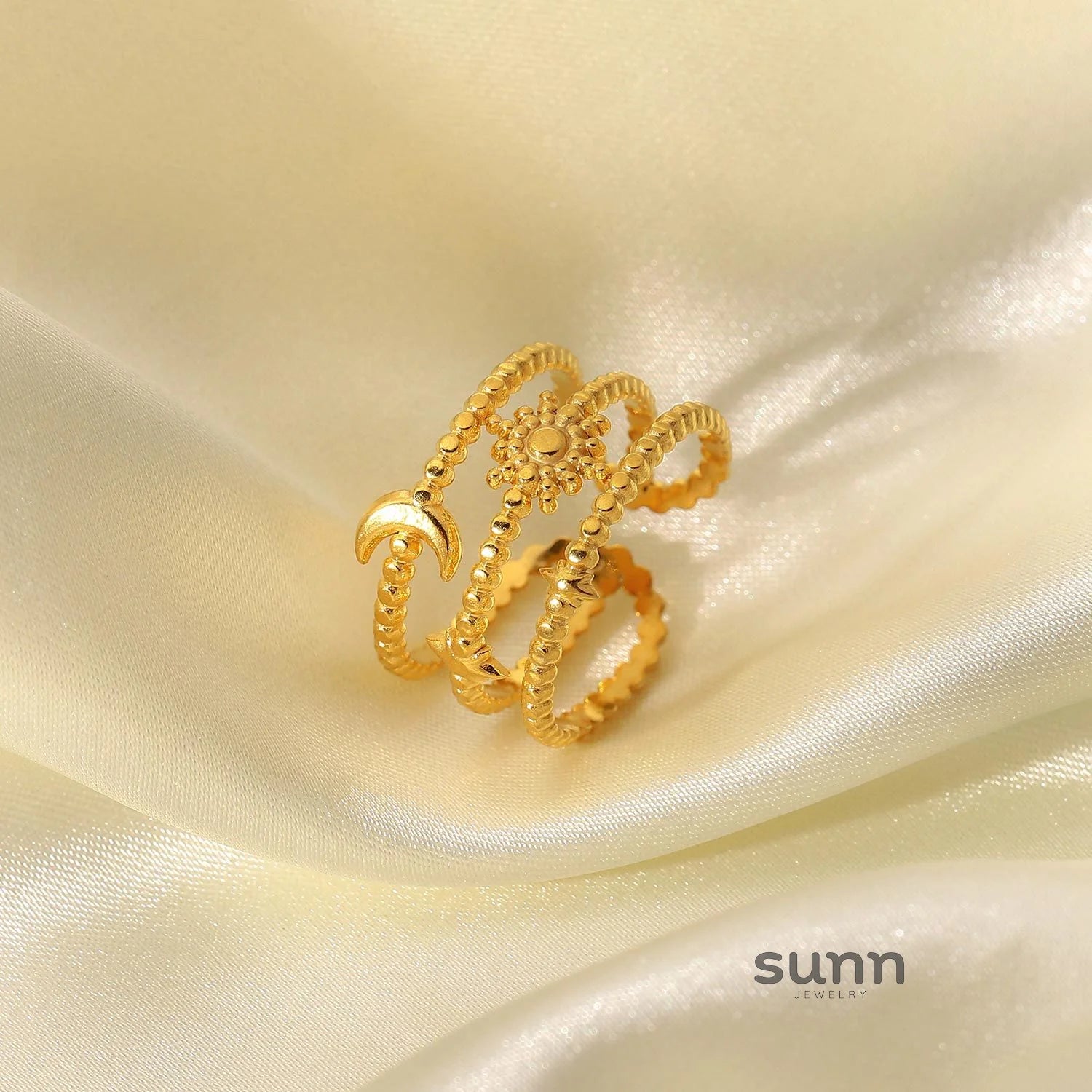 Oriana Layered Celestial Ring