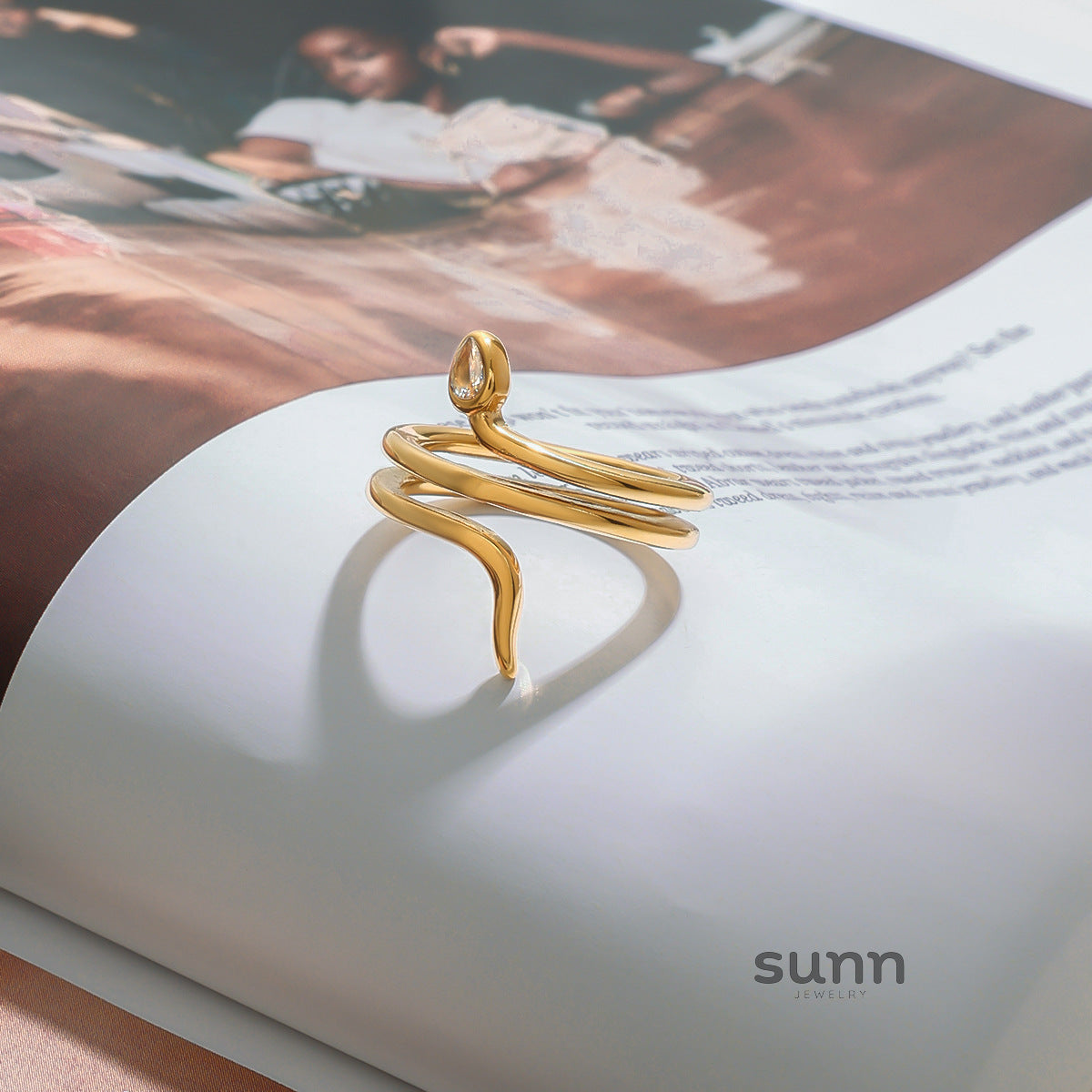 Orion Serpent Embrace Ring [49ZCN8HZ]