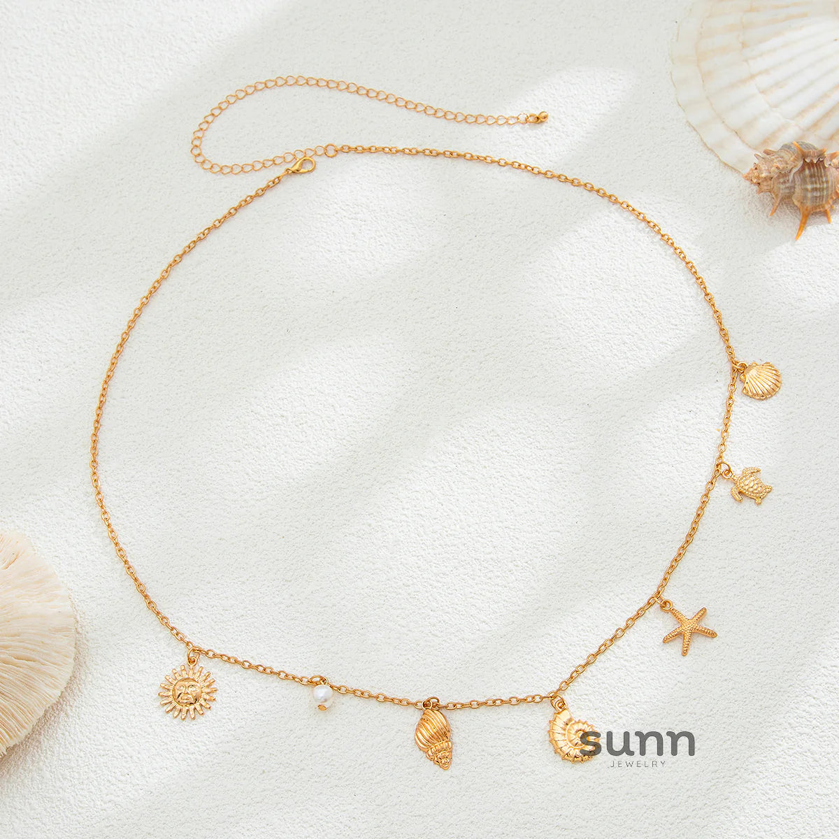 Ottilie Seashell Starfish Waist Chain