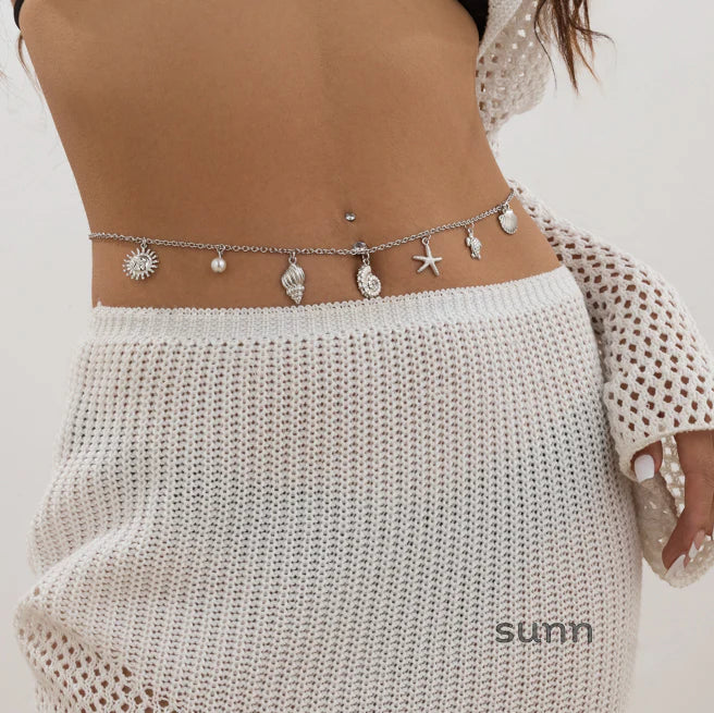 Ottilie Seashell Starfish Waist Chain