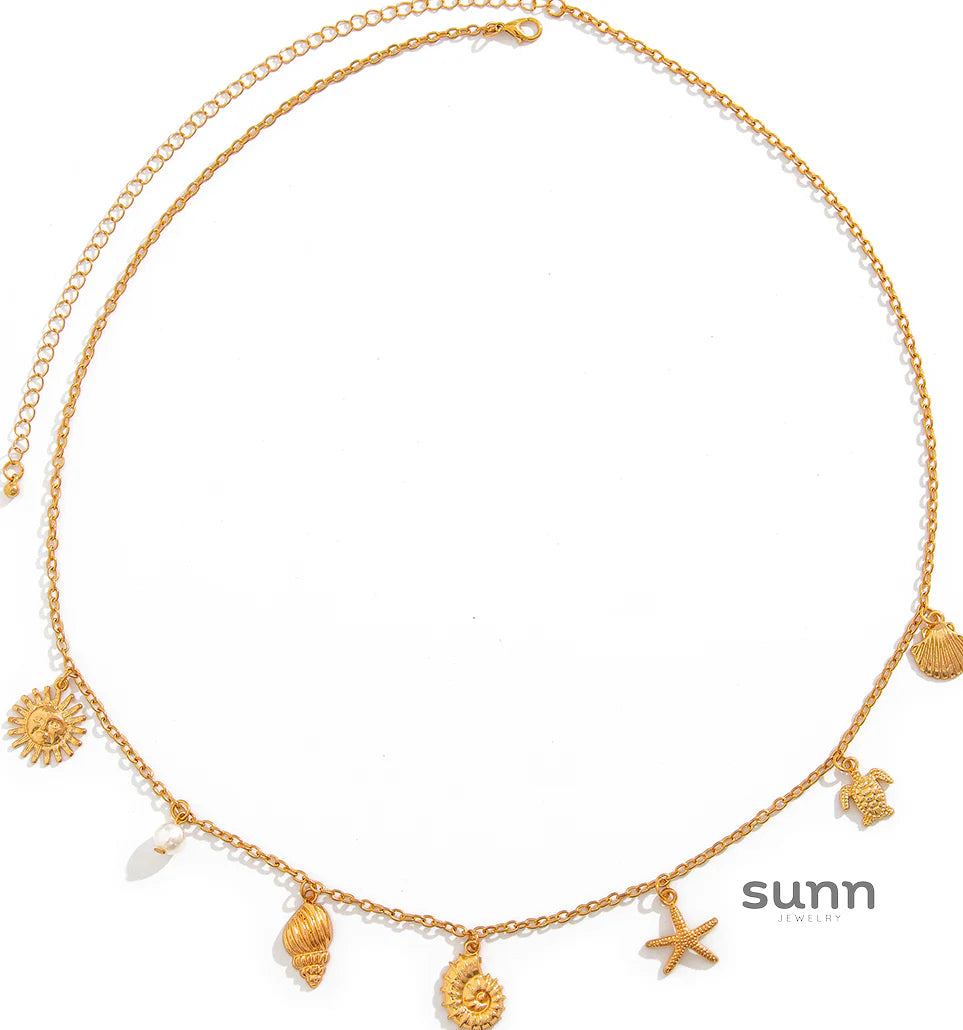 Ottilie Seashell Starfish Waist Chain