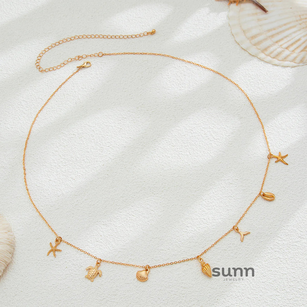 Ottilie Seashell Starfish Waist Chain