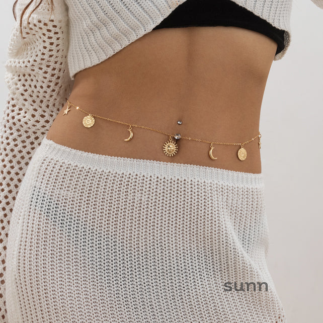Ottilie Seashell Starfish Waist Chain