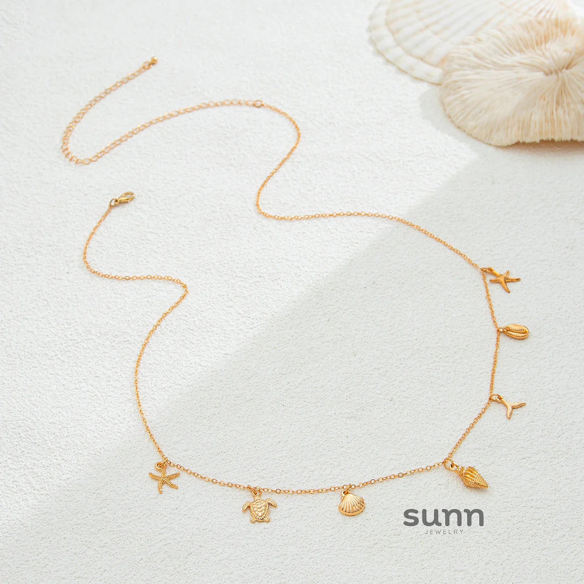 Ottilie Seashell Starfish Waist Chain
