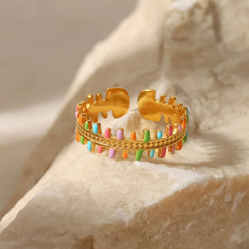 Paetyn Colorful Tassel Ring