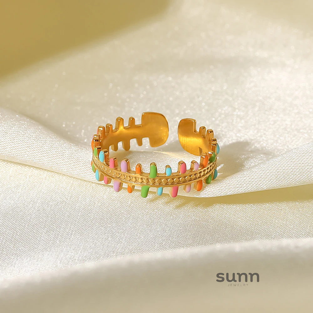 Paetyn Colorful Tassel Ring