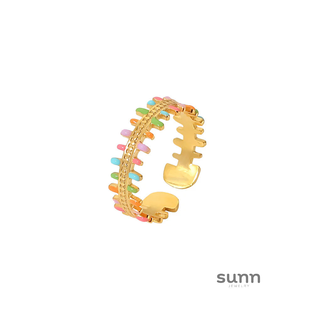 Paetyn Colorful Tassel Ring