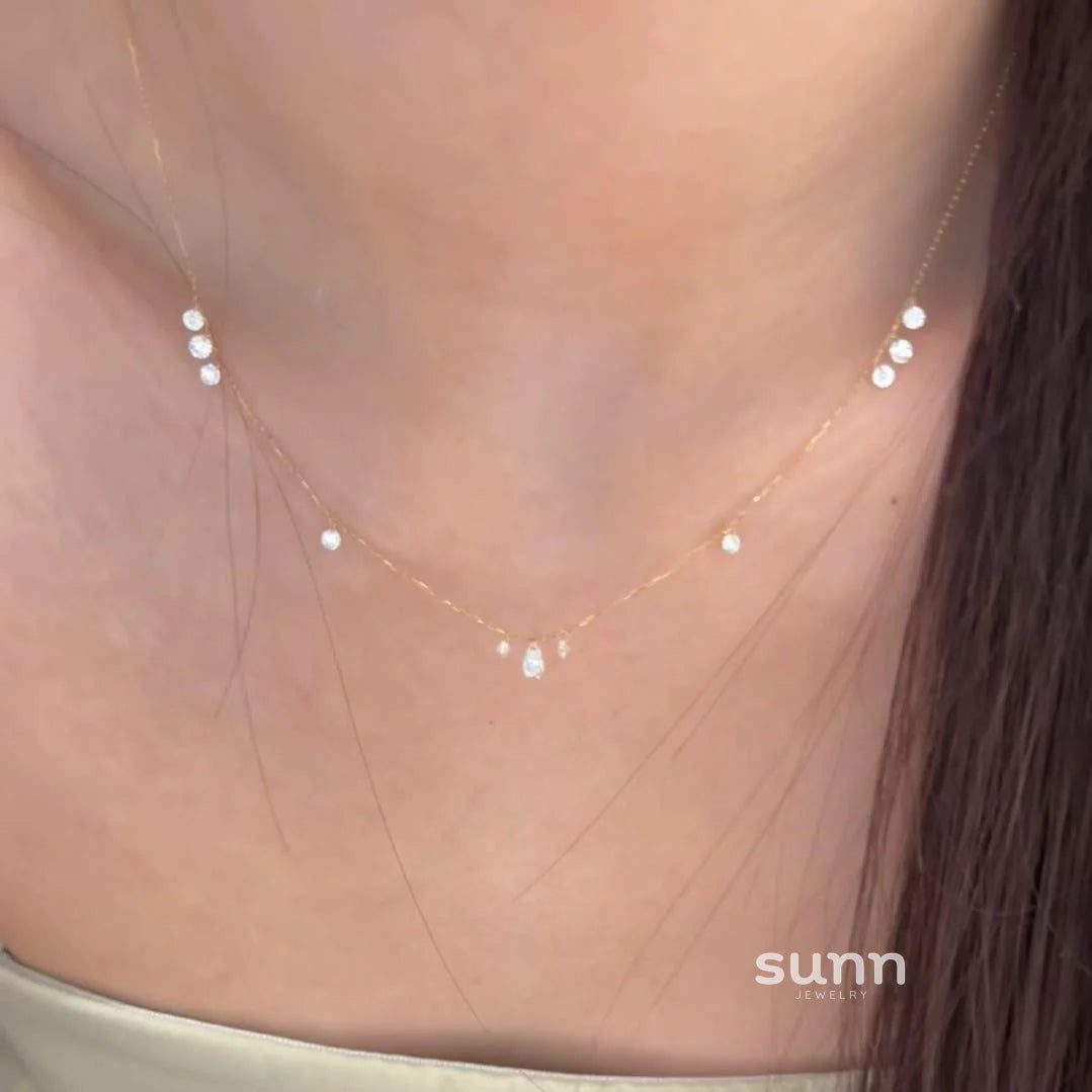 Paetyn Zircon Waterdrop Necklace