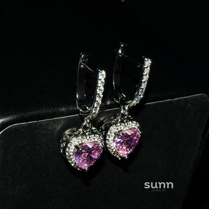 Paige Pink Diamond Heart Set [DG55KH4S]