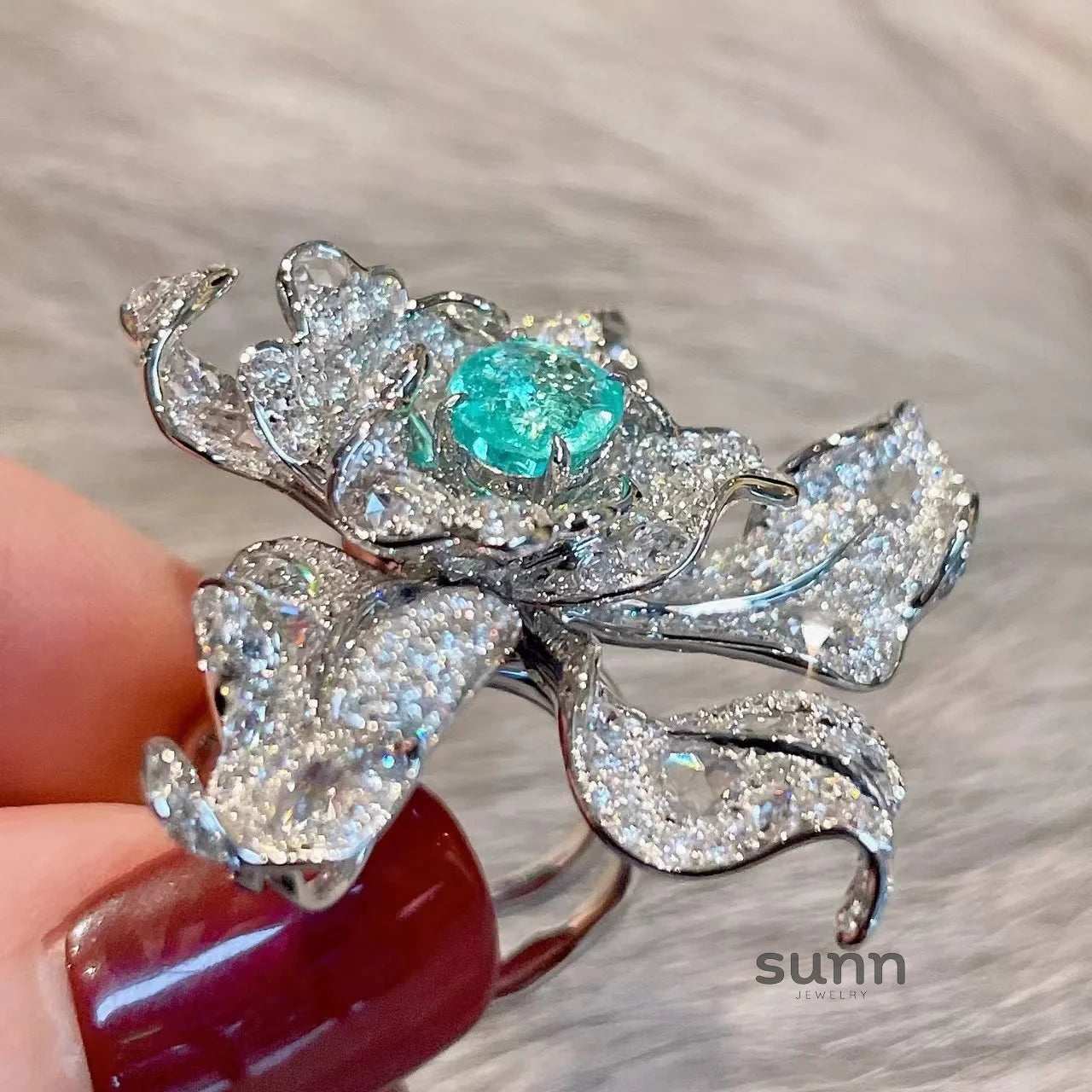 Paislie Bloom Cocktail Ring