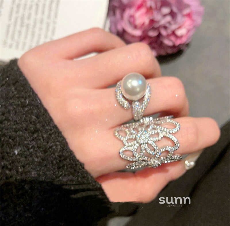 Paislynn Zircon Pearl Ring [1SADWUQQ]