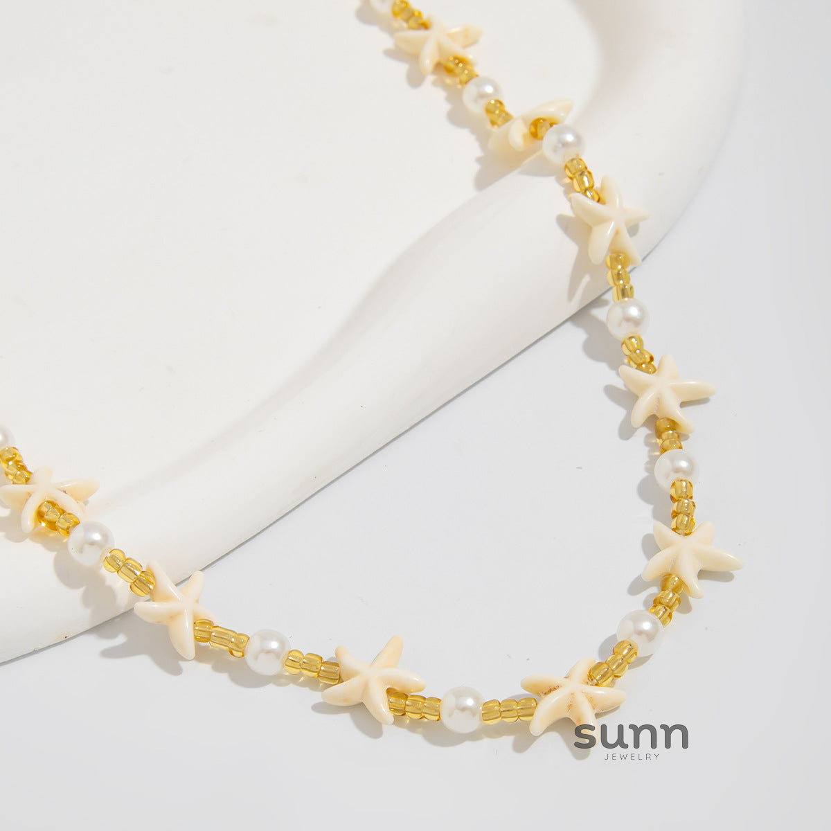 Paloma Gold Starfish Pearl Necklace [ALCXJ5N6]