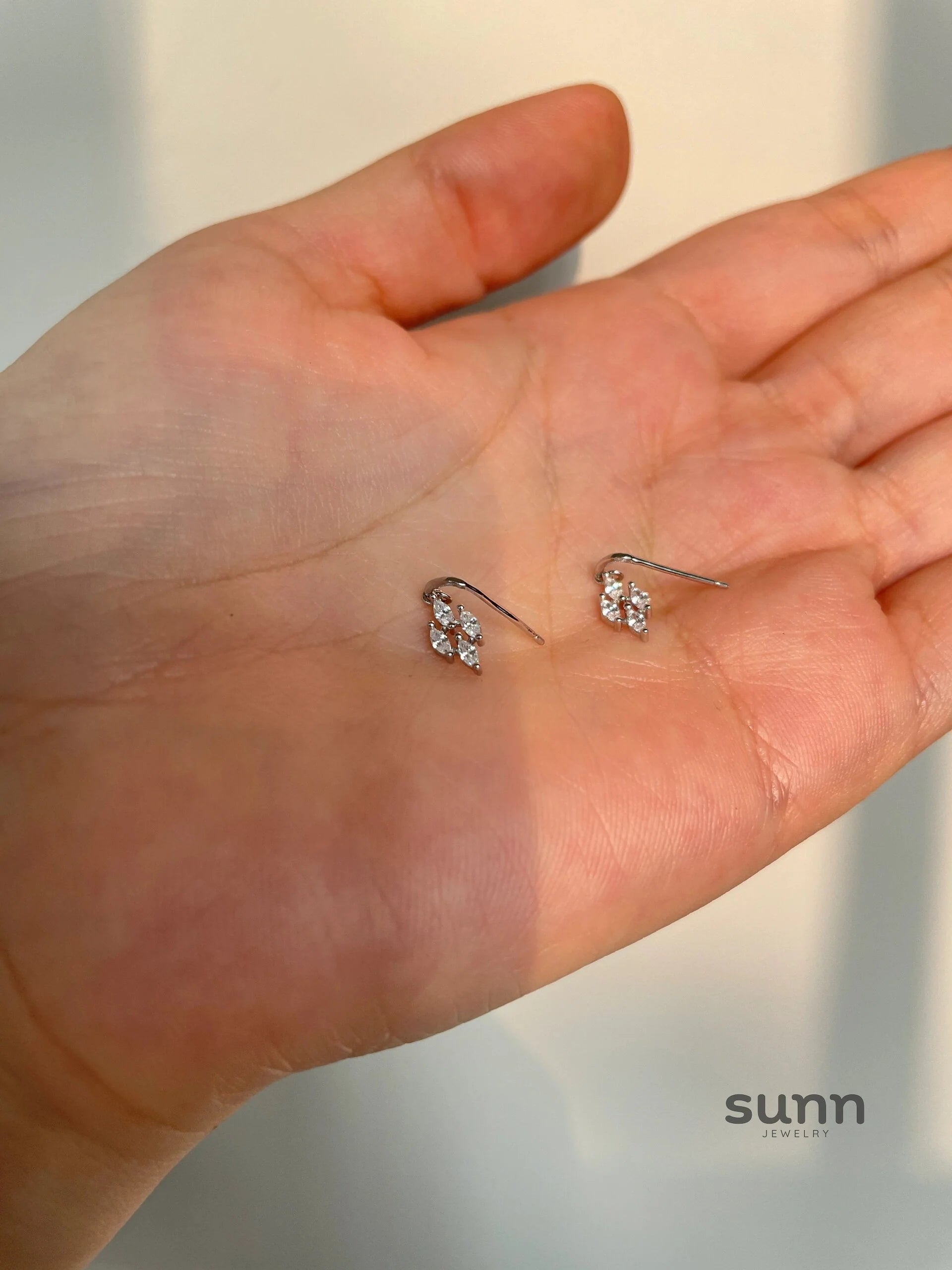 Paloma Zirconia Stud Earrings