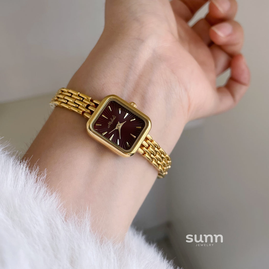 Parisa Delicate Square Watch [LEUXKCUY]