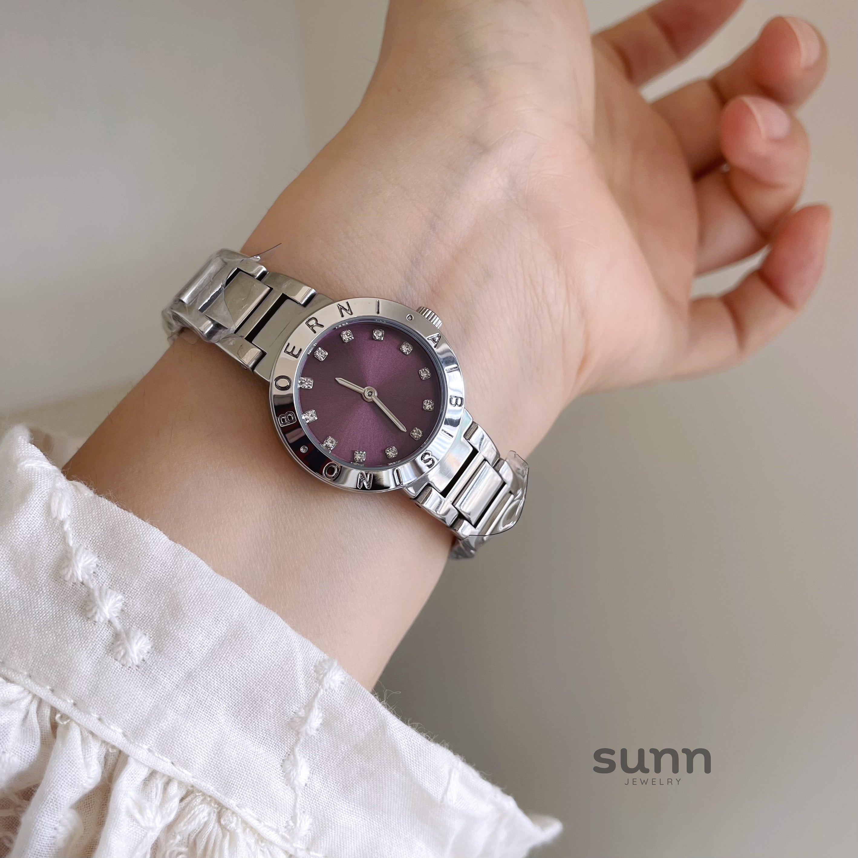 Parris Purple Steel Watch [2QLTDX0P]