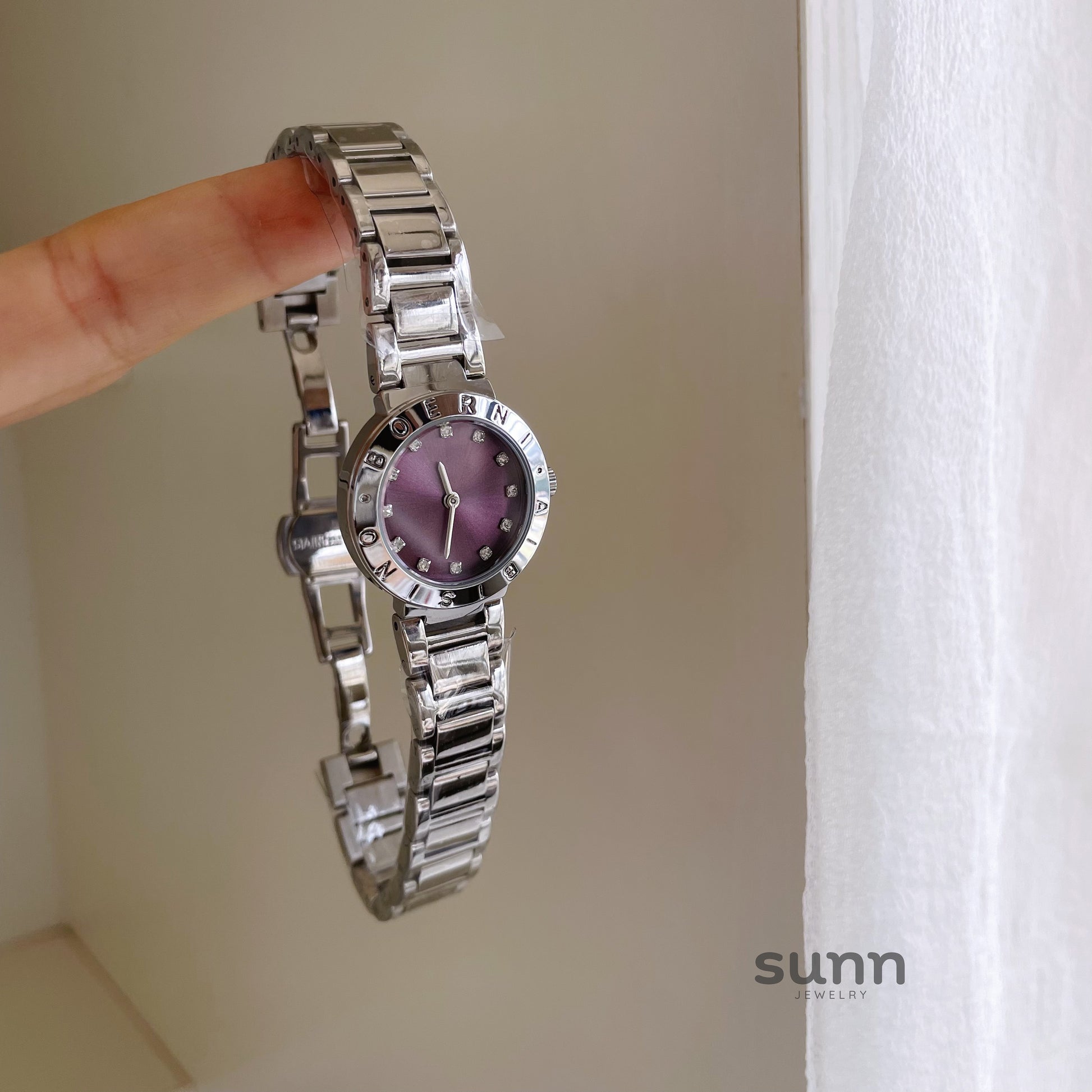 Parris Purple Steel Watch [GELDL8V0]