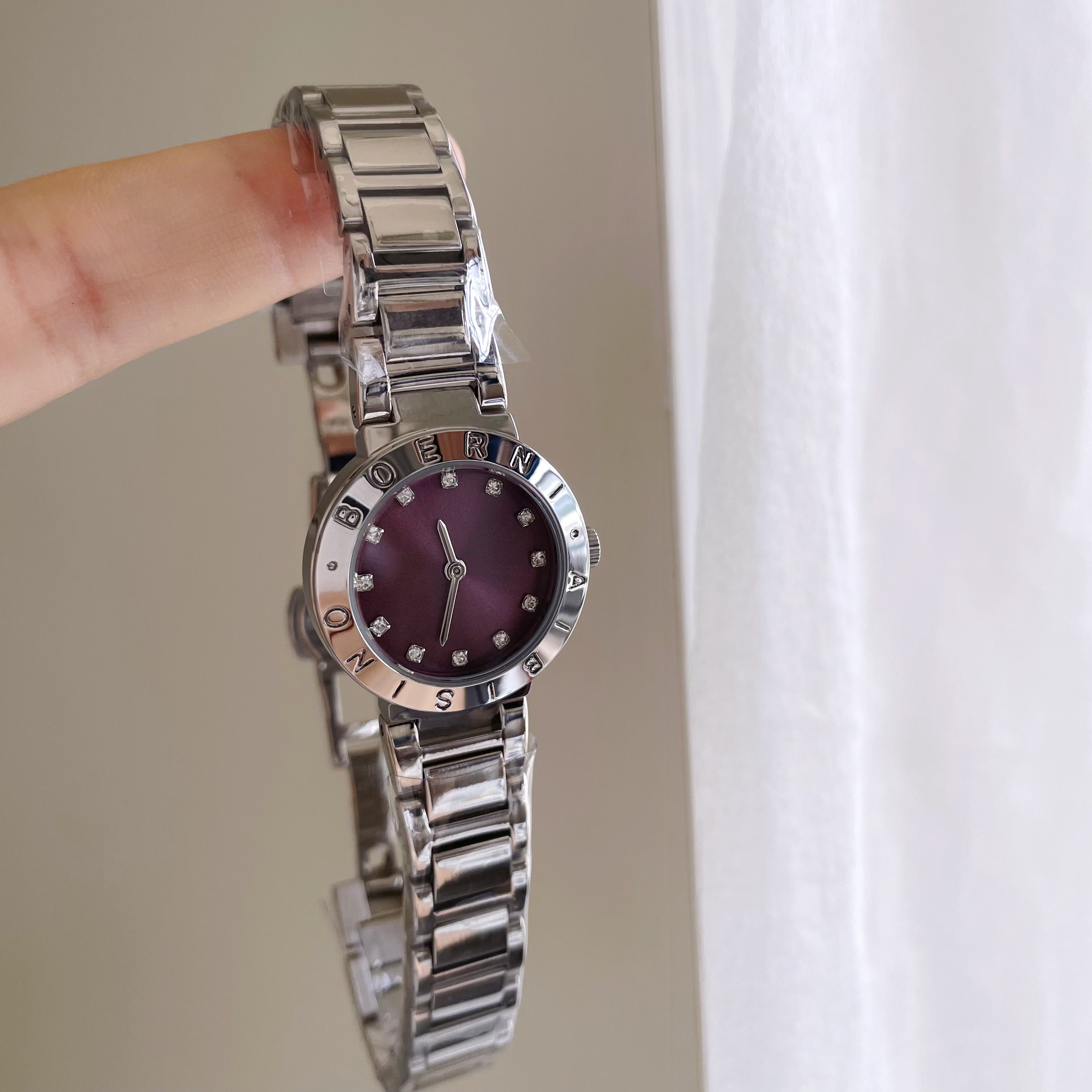 Parris Purple Steel Watch [H0SHLDGZ]