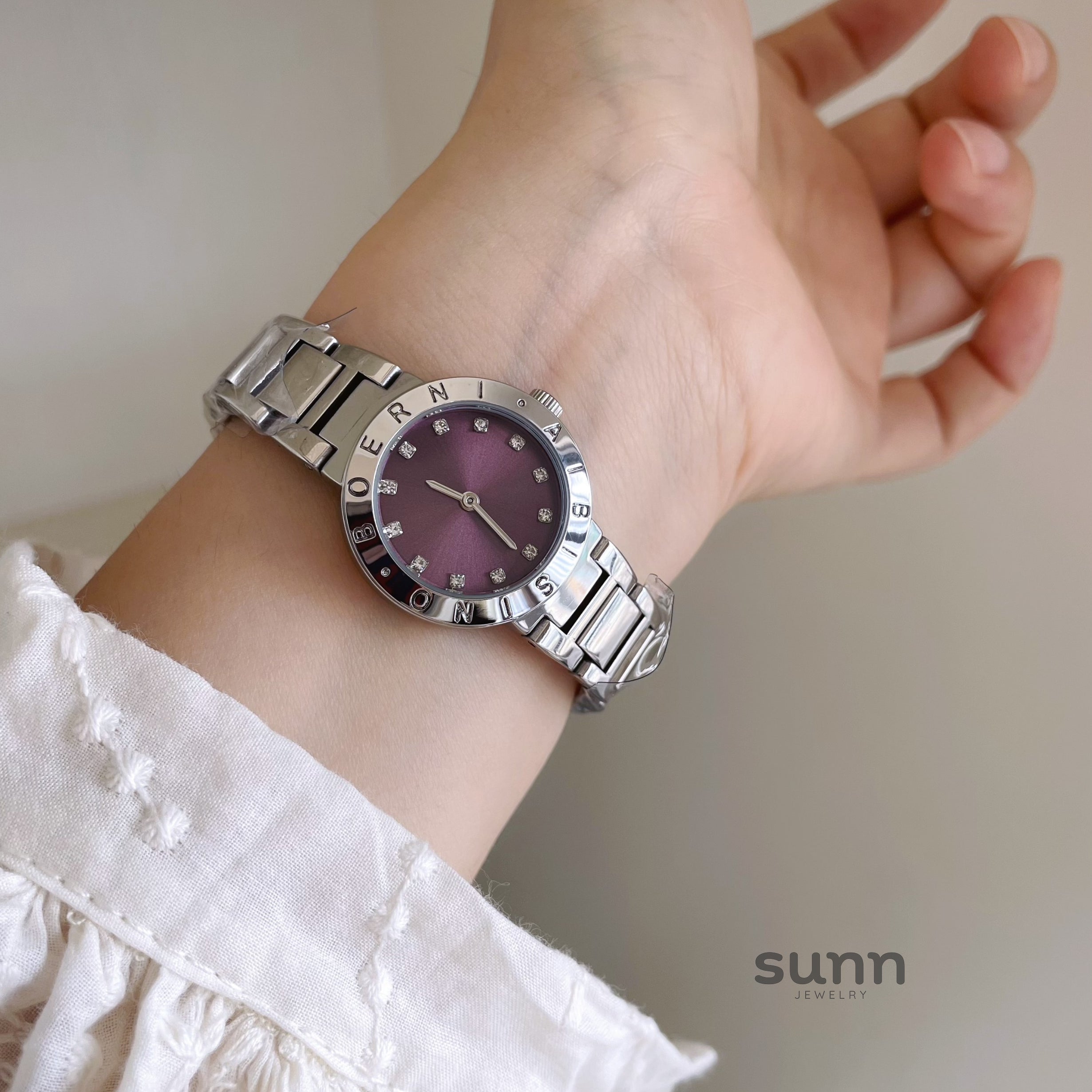 Parris Purple Steel Watch [OTZOBGDL]