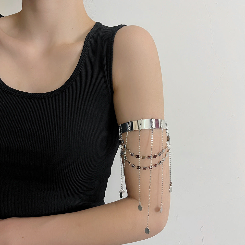 Paulina Disc Tassel Cuff [X56DT5CZ]
