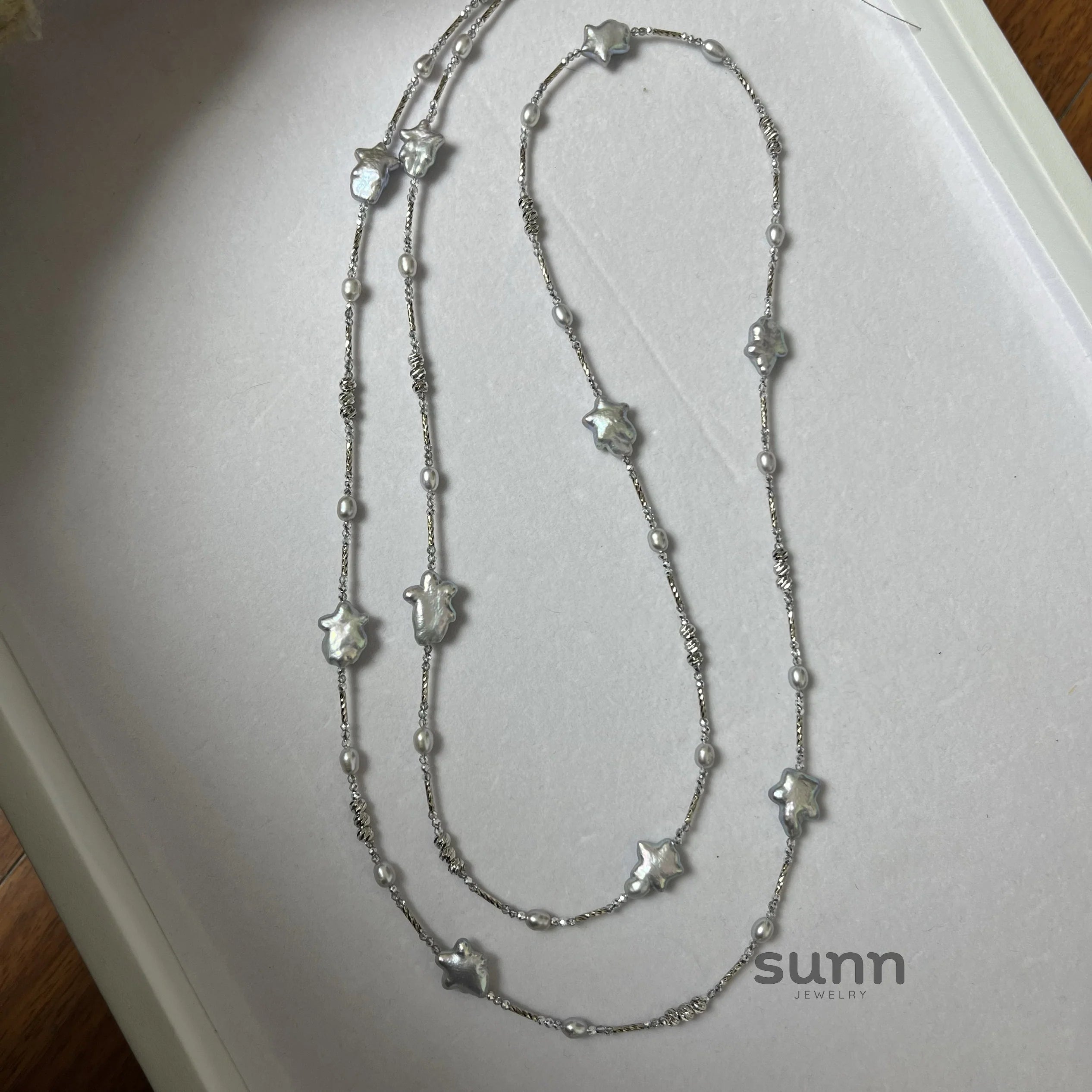 Payson Multi-Layer Baroque Pearl Necklace