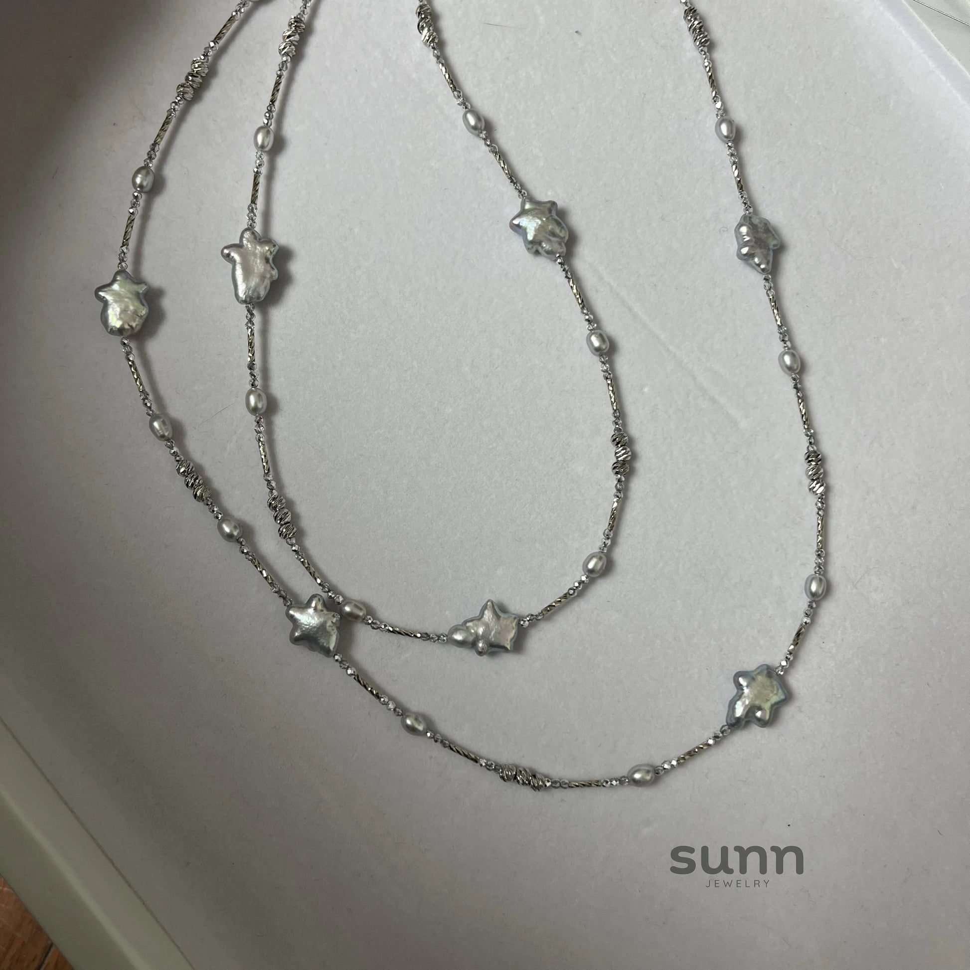 Payson Multi-Layer Baroque Pearl Necklace
