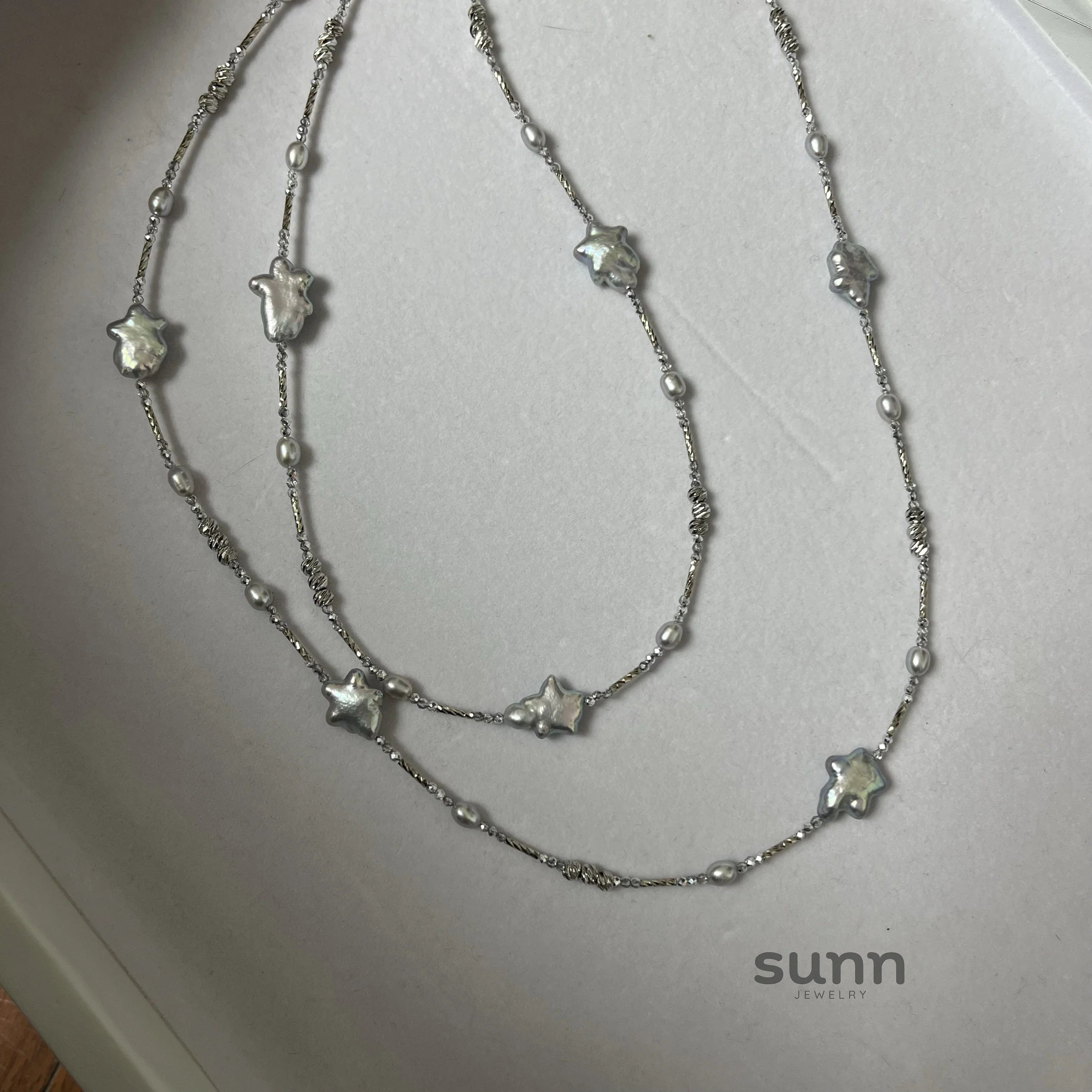 Payson Multi-Layer Baroque Pearl Necklace